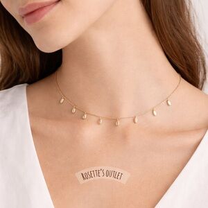 Kendra Scott “Dangle disc” Gold Teardrop Necklace